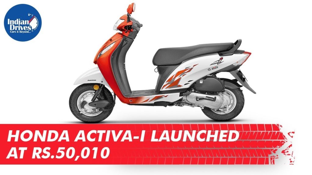 Honda Activa-I Launched At Rs. 50,010