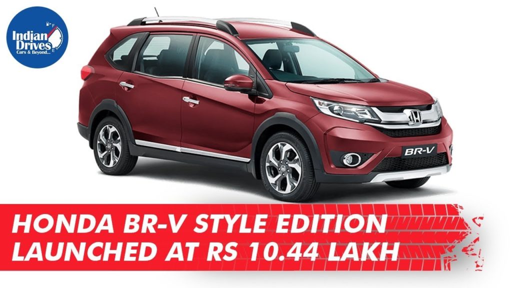 Honda BR-V Style Edition Launched At Rs 10.44 lakh