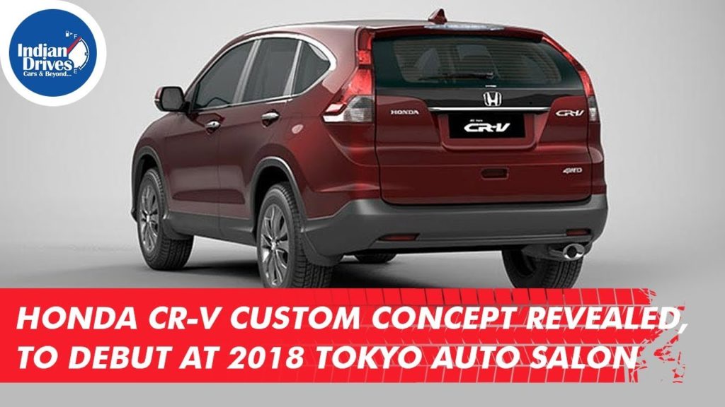 Honda CR-V Custom Concept Revealed, To Debut At 2018 Tokyo Auto Salon