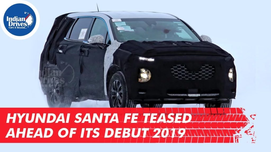 Hyundai Santa Fe Teased Ahead Of Its Debut 2019