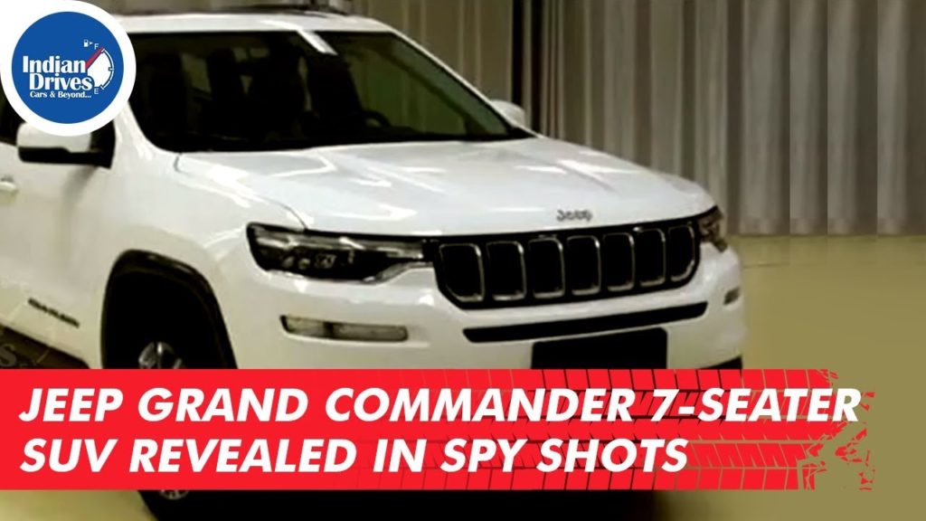 Jeep Grand Commander 7-Seater SUV Revealed In Spy Shots