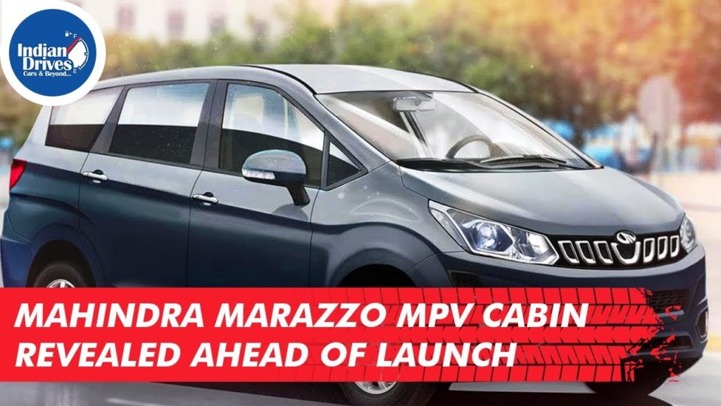 Mahindra Marazzo MPV Cabin Revealed Ahead Of Launch