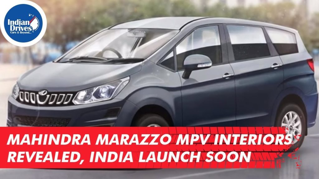 Mahindra Marazzo MPV Interiors Revealed, India Launch Soon