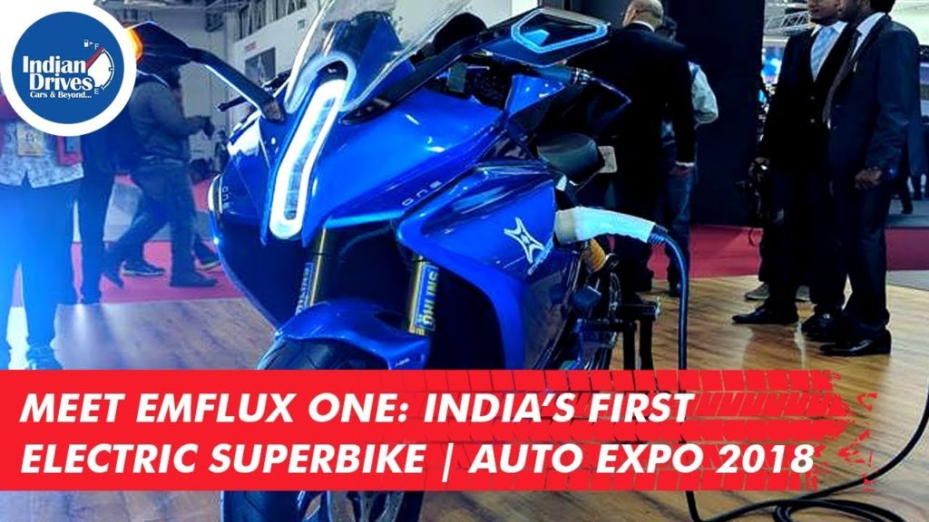 Meet Emflux One: India’s First Electric Superbike | Auto Expo 2018
