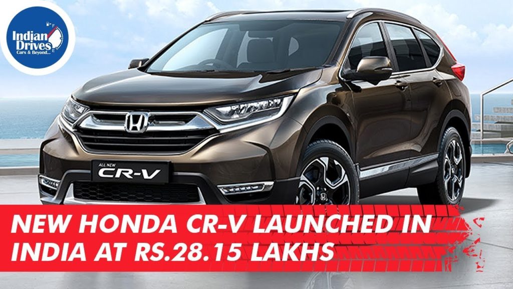 New Honda CR-V Launched In India At Rs. 28.15 Lakhs