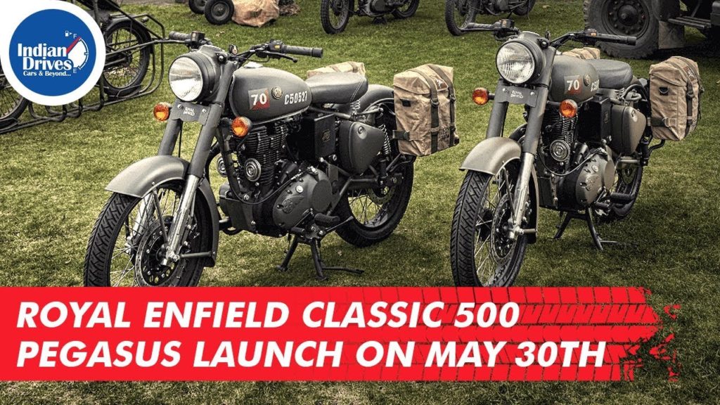 Royal Enfield Classic 500 Pegasus Launch On May 30th