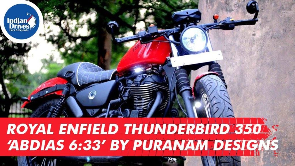 Royal Enfield Thunderbird 350 ‘Abdias 6:33’ By Puranam Designs