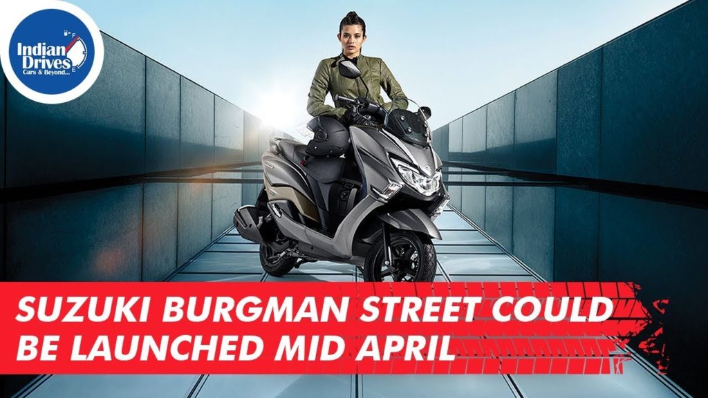 Suzuki Burgman Street Could Be Launched Mid April