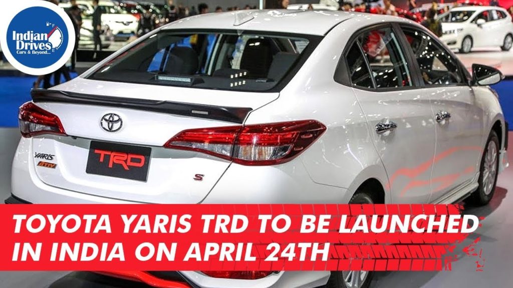 Toyota Yaris To Be Launched In India on April 24th