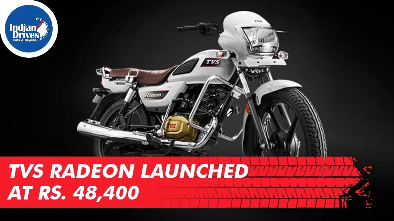 TVS Radeon Launched at Rs.48,400 In India By TVS