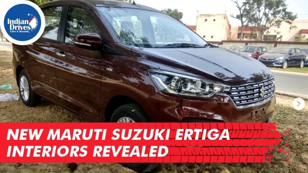 New Maruti Suzuki Ertiga Interiors Revealed