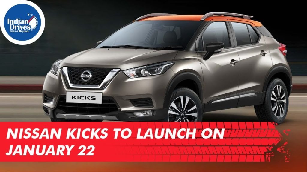 Nissan Kicks To Launch On January 22, 2019
