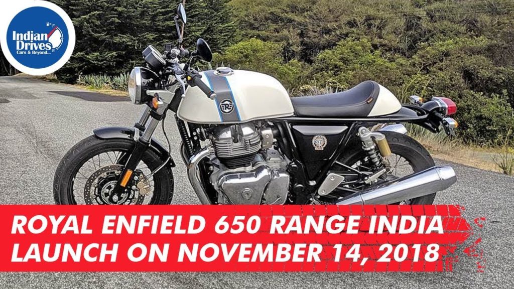 Royal Enfield 650 Range India Launch On November 14, 2018