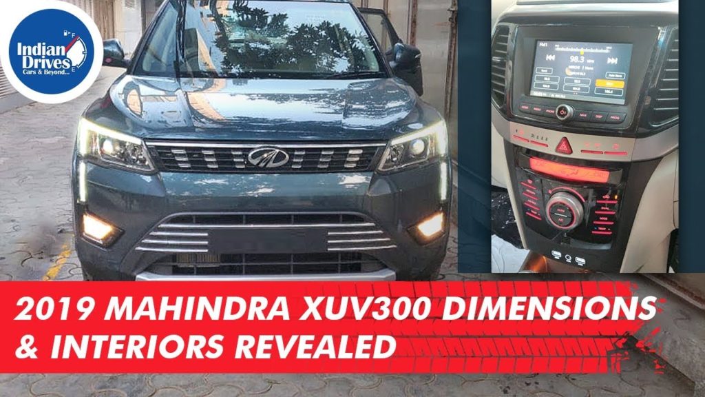 2019 Mahindra XUV300 Dimensions & Interiors Revealed