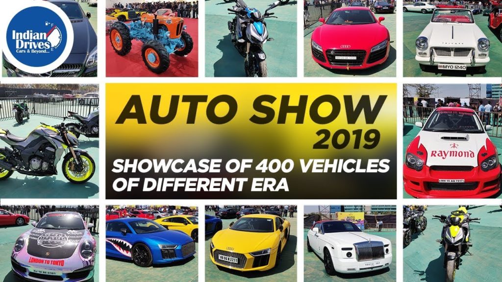 Auto Show 2019 at BKC, Mumbai – Showcase of 400 Vehicles Of Different Era