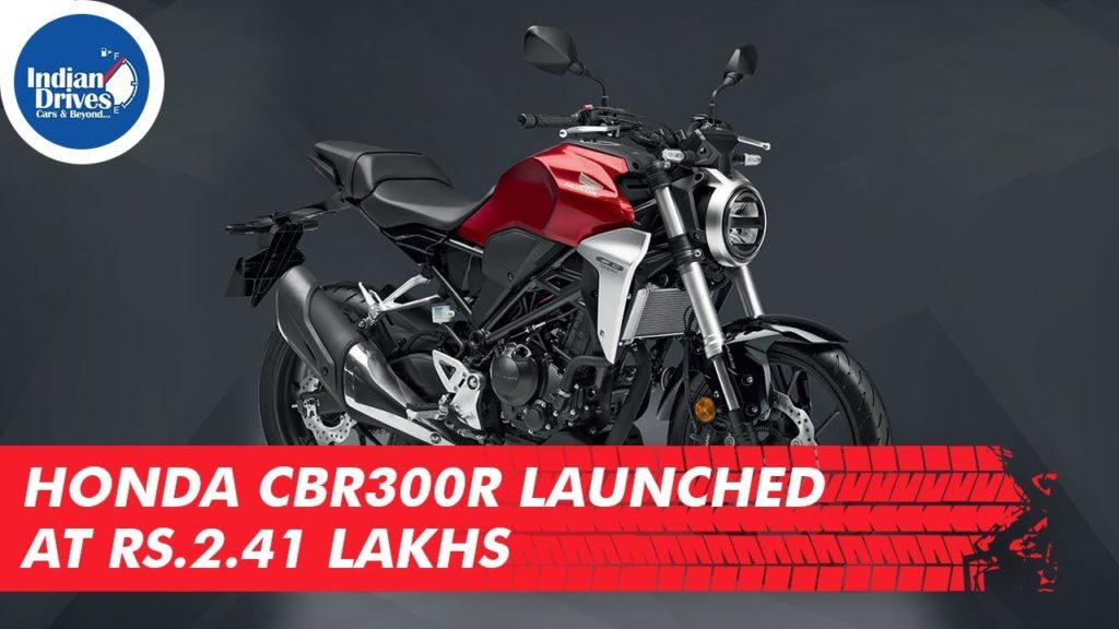 Honda CBR300R Launched At Rs. 2.41 Lakhs