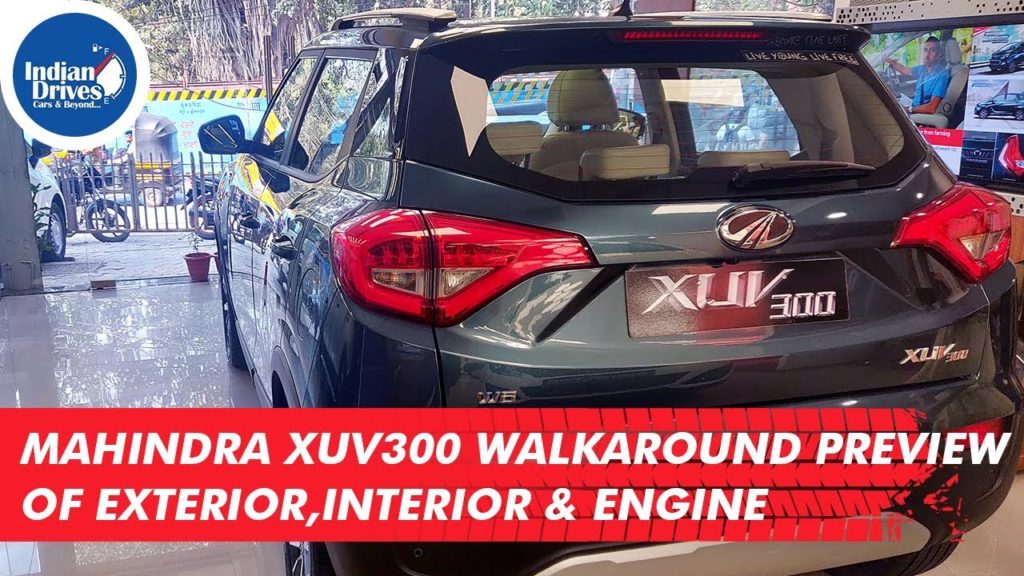 Mahindra XUV300 Walkaround Preview Of Exterior, Interior & Engine