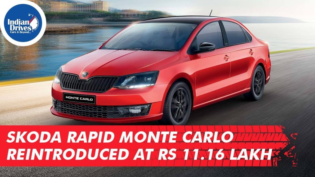 Skoda Rapid Monte Carlo Reintroduced At Rs 11.16 Lakh