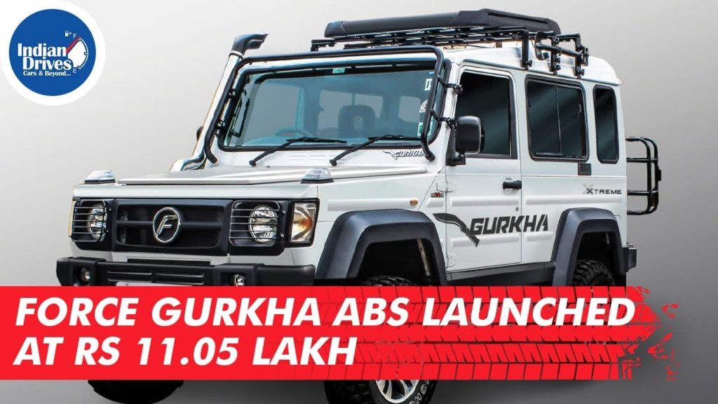 Force Gurkha ABS Launched At Rs 11.05 Lakh