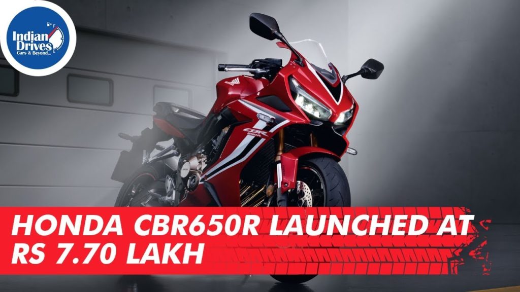 Honda CBR650R Launched At Rs 7.70 Lakh