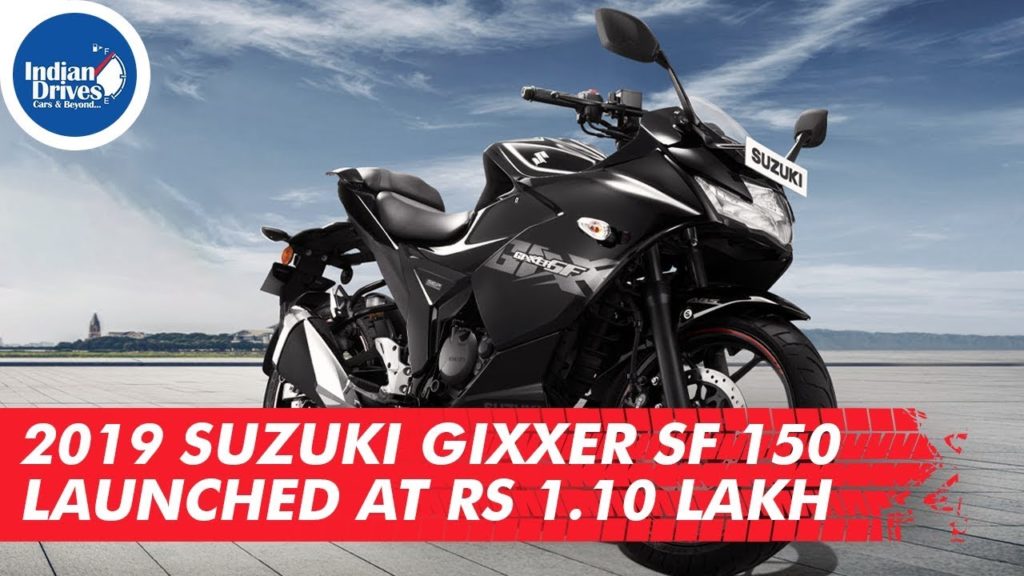 2019 Suzuki Gixxer SF 150 Launched At Rs 1.10 Lakh