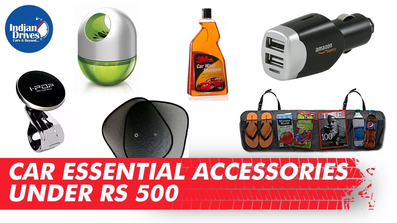 Car essential accessories under Rs 500 Indian Drives