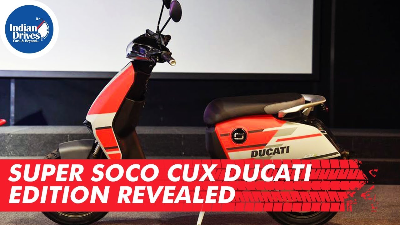 Super Soco CUx Ducati Edition Revealed