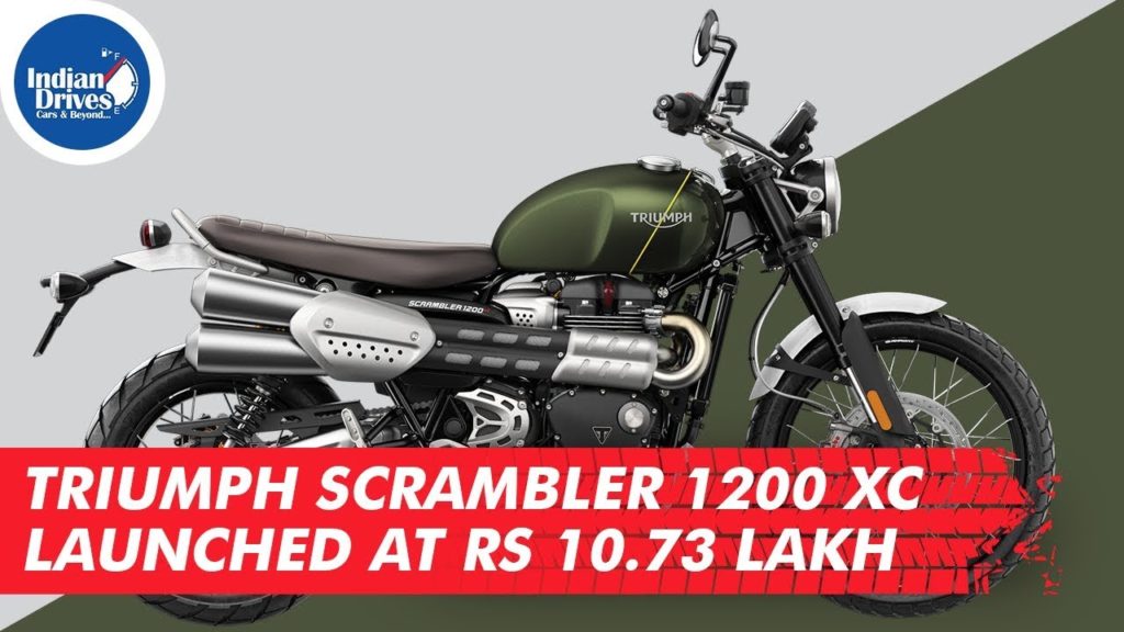 Triumph Scrambler 1200 XC Launched At Rs. 10.73 Lakh