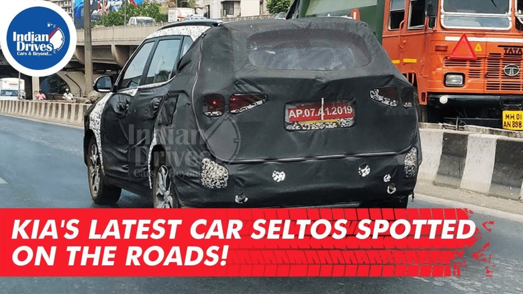 Kia Latest Car Seltos Spotted On The Roads Indian Drives