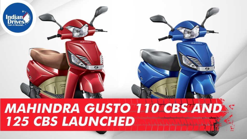 Mahindra Gusto 110 CBS And 125 CBS Launched