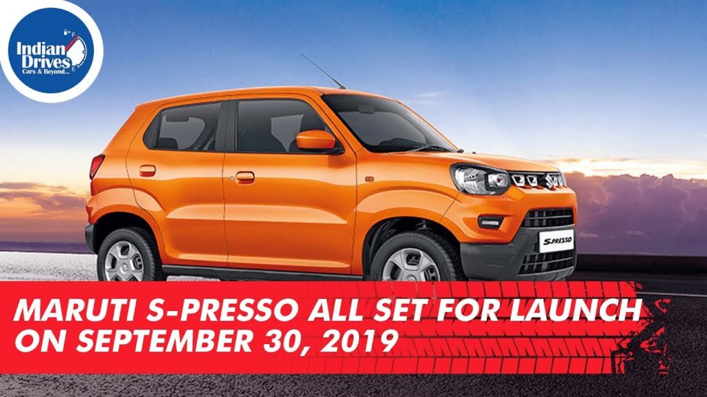 Maruti Suzuki S-Presso All Set For Launch On September 30, 2019