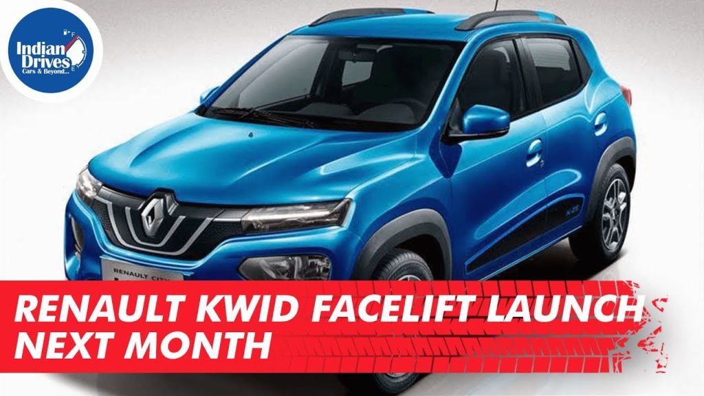 Renault Kwid Facelift Launch Next Month