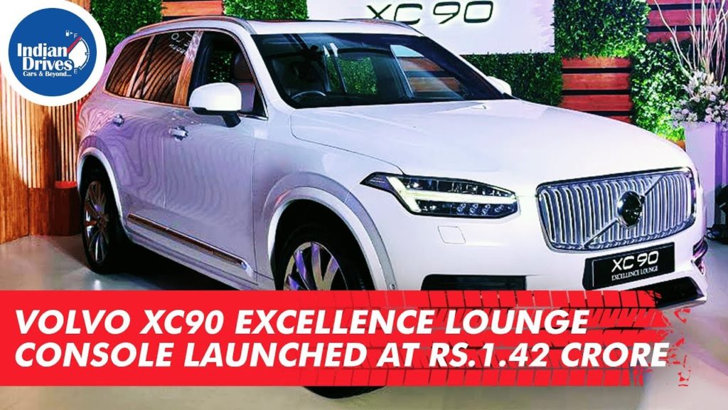 Volvo XC90 Excellence Lounge Console Launched at Rs. 1.42 Crore