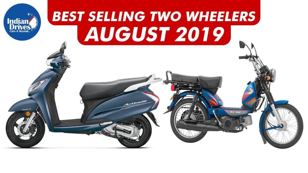 Best Selling Two Wheelers In The Month Of August 2019