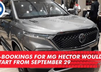 Pre-bookings For MG Hector Would Restart From September 29