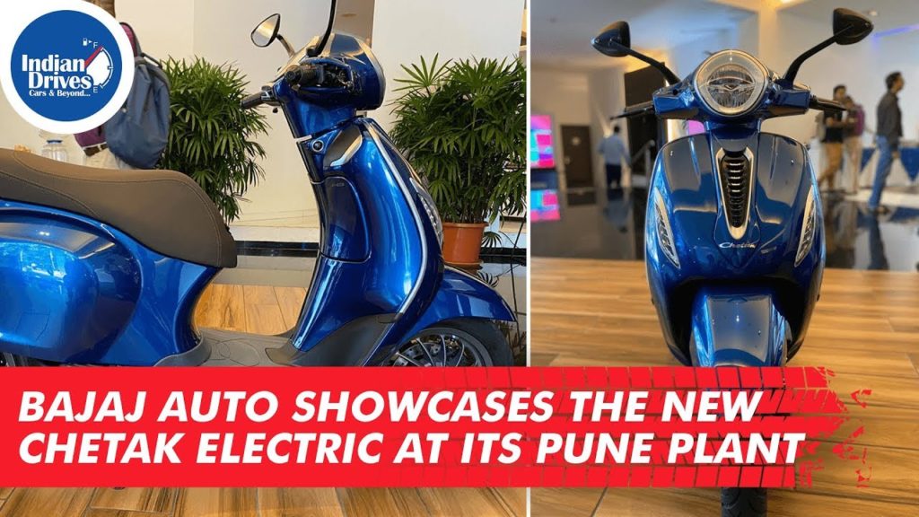 Bajaj Auto Showcases The New Chetak Electric At Its Pune Plant