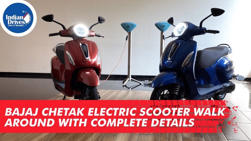 Bajaj Chetak Electric Scooter Walk Around With Complete Details