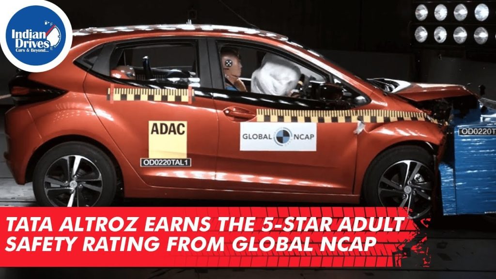 Tata Altroz Earns The 5 star Adult Safety Rating From Global NCAP