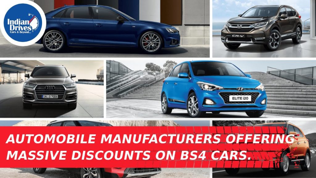 Automobile Manufacturers Offering Massive Discounts On BS4 Cars