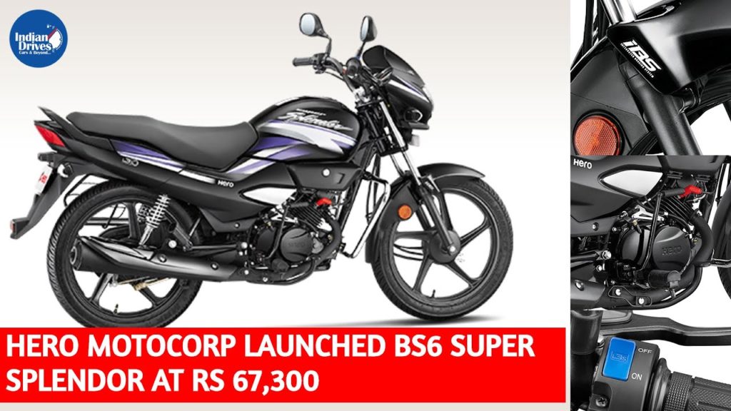 Hero Motocorp Launched BS6 Super Splendor At Rs 67,300