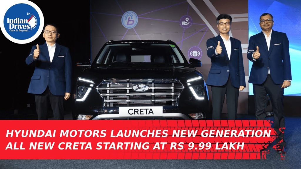 Hyundai Motors Launches New Generation All New Creta Starting At Rs 9.99 Lakh