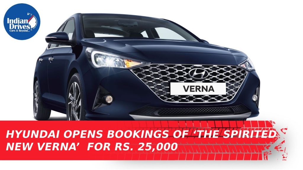 Hyundai Opens Bookings Of The Spirited New VERNA Rs. 25,000