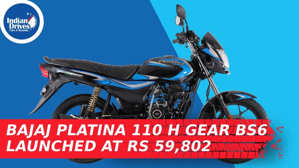 Bajaj Platina 110 H Gear BS6 Launched At Rs 59,802