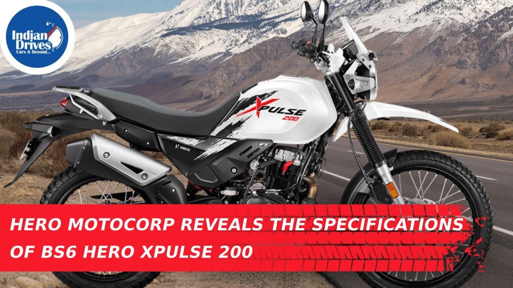 Hero MotoCorp Reveals The Specifications Of BS6 Hero Xpulse 200