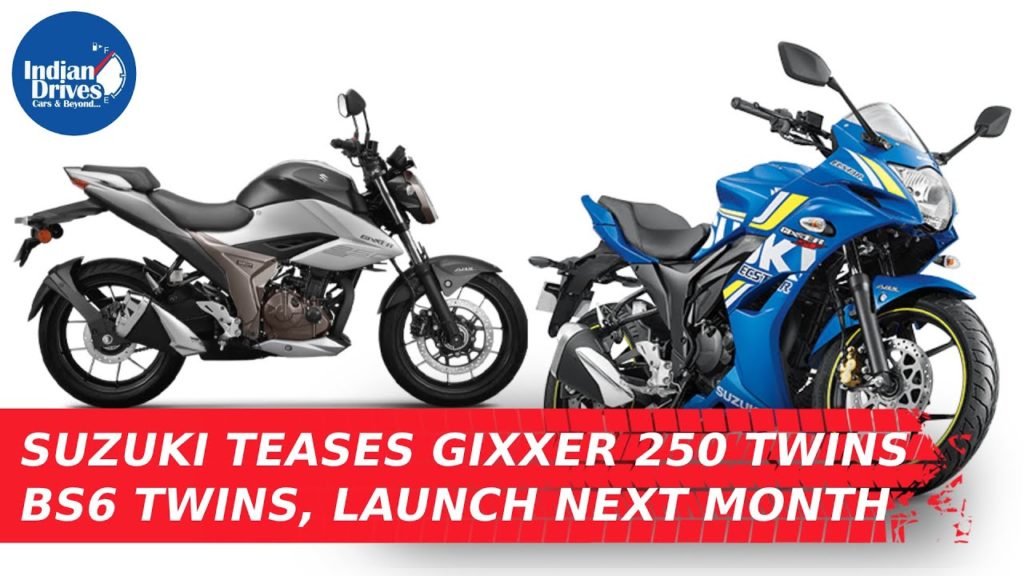 Suzuki Teases Gixxer 250 Twins, BS6 Twins, Launch Next Month