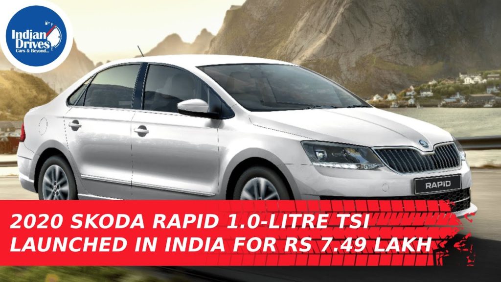 2020 Skoda Rapid 1.0-Litre TSI Launched In India For Rs 7.49 Lakh