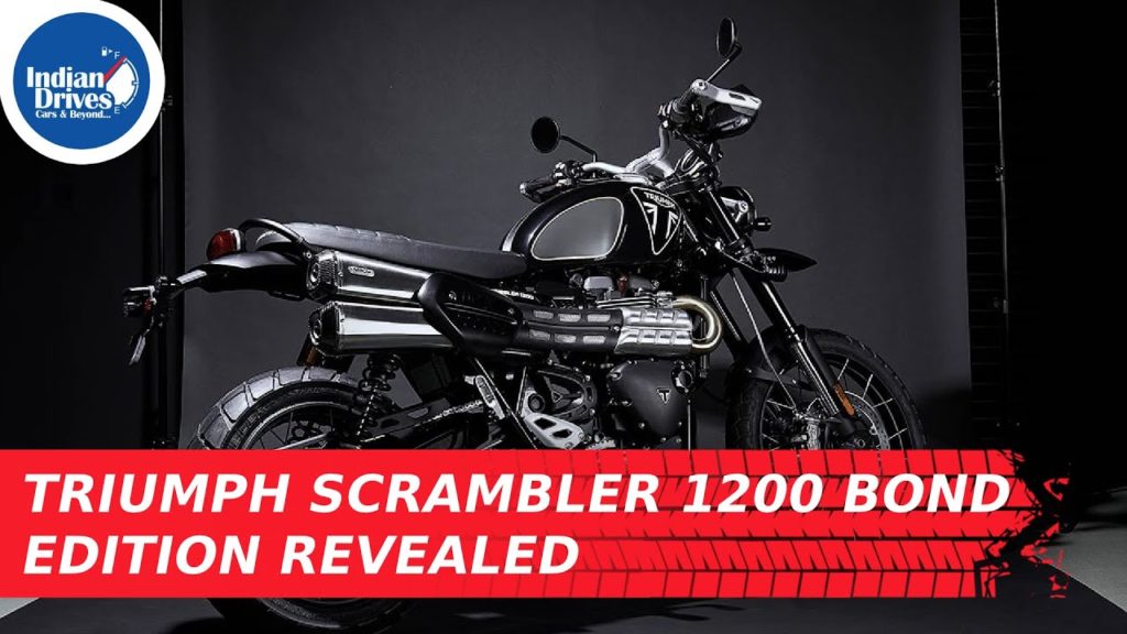 Triumph Scrambler 1200 Bond Edition Revealed – Featured In The Upcoming James Bond Movie