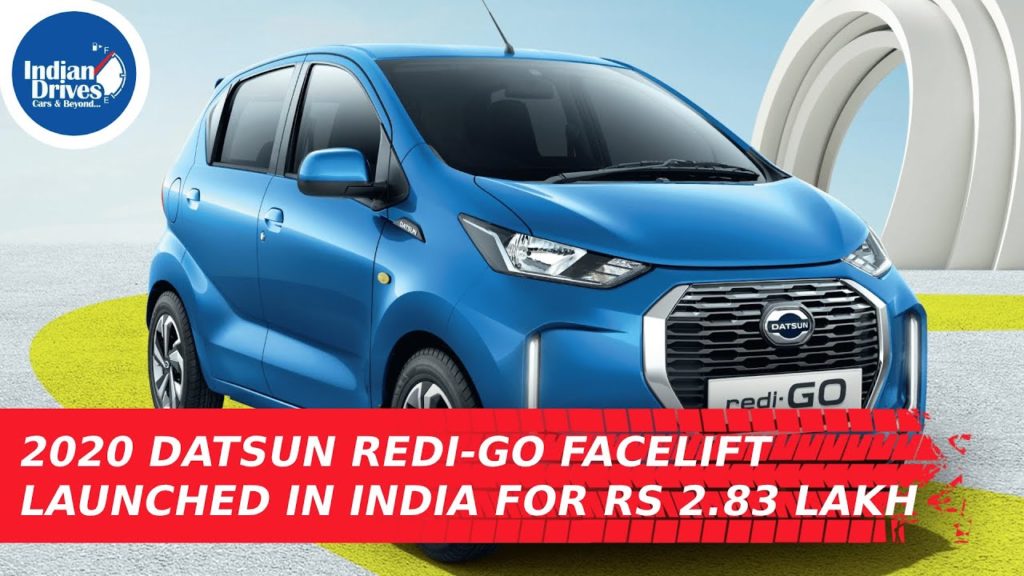 2020 Datsun Redi-GO Facelift Launched In India for Rs 2.83 Lakh