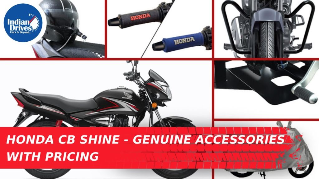 Honda CB Shine – Genuine Accessories With Pricing Two Wheeler Accessories