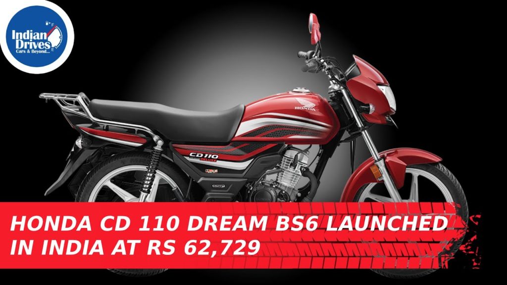 Honda CD 110 Dream BS6 Launched In India At Rs 62,729